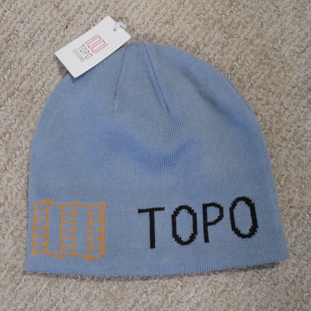 Topo Designs Mens O/S Slim Fitted Beanie NWT~